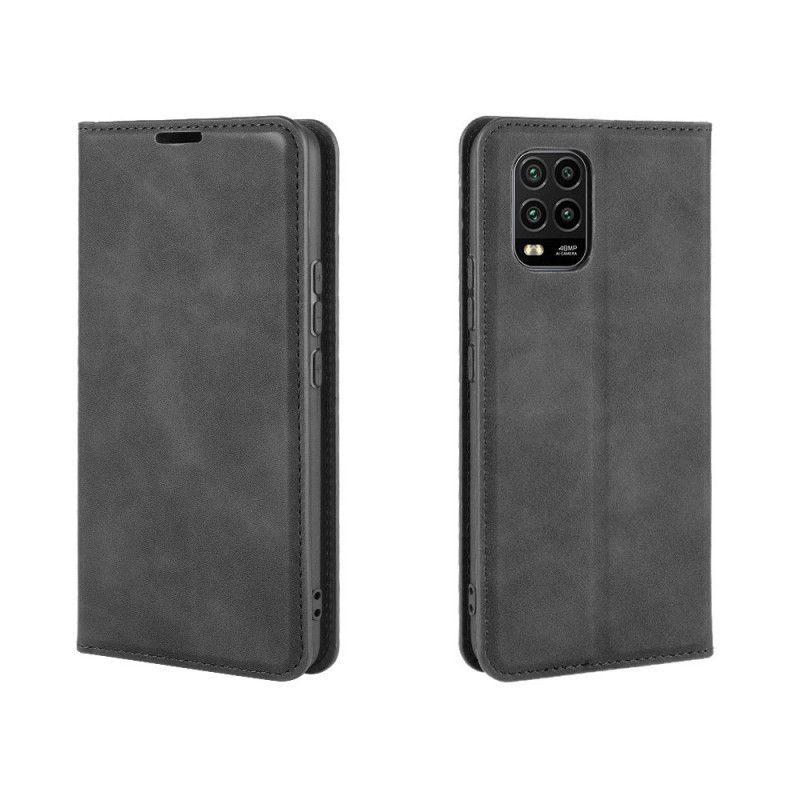 Flip Cover Xiaomi Mi 10 Lite Effet Cuir Douceur Soie