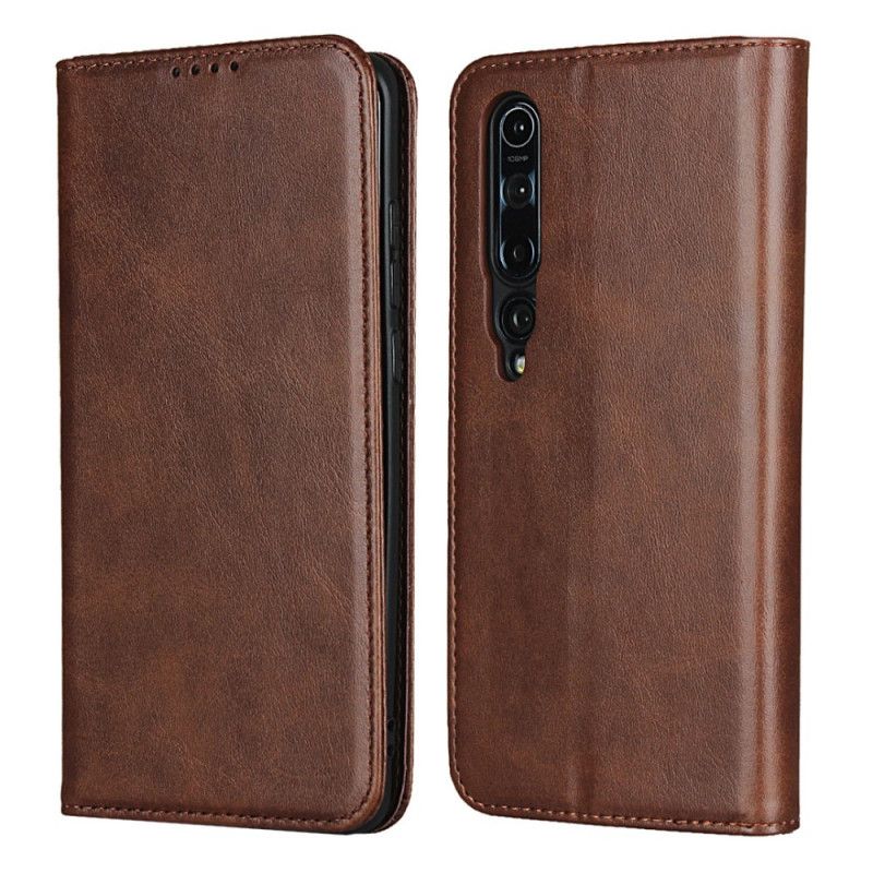 Flip Cover Xiaomi Mi 10 / 10 Pro Cuir Fendu Élégance