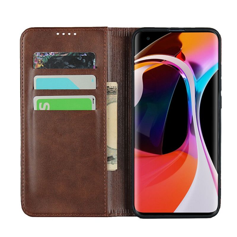 Flip Cover Xiaomi Mi 10 / 10 Pro Cuir Fendu Élégance