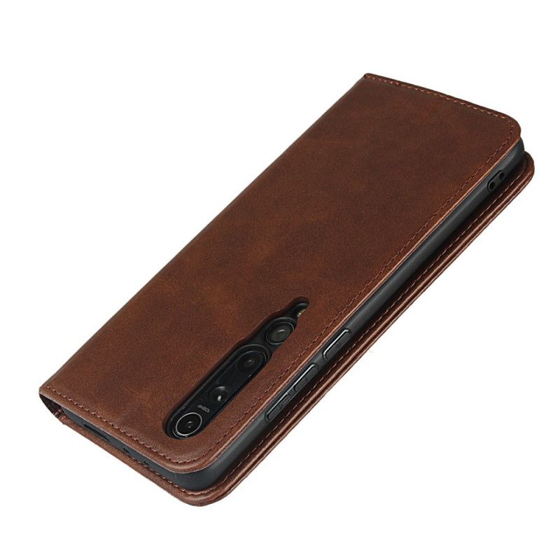 Flip Cover Xiaomi Mi 10 / 10 Pro Cuir Fendu Élégance