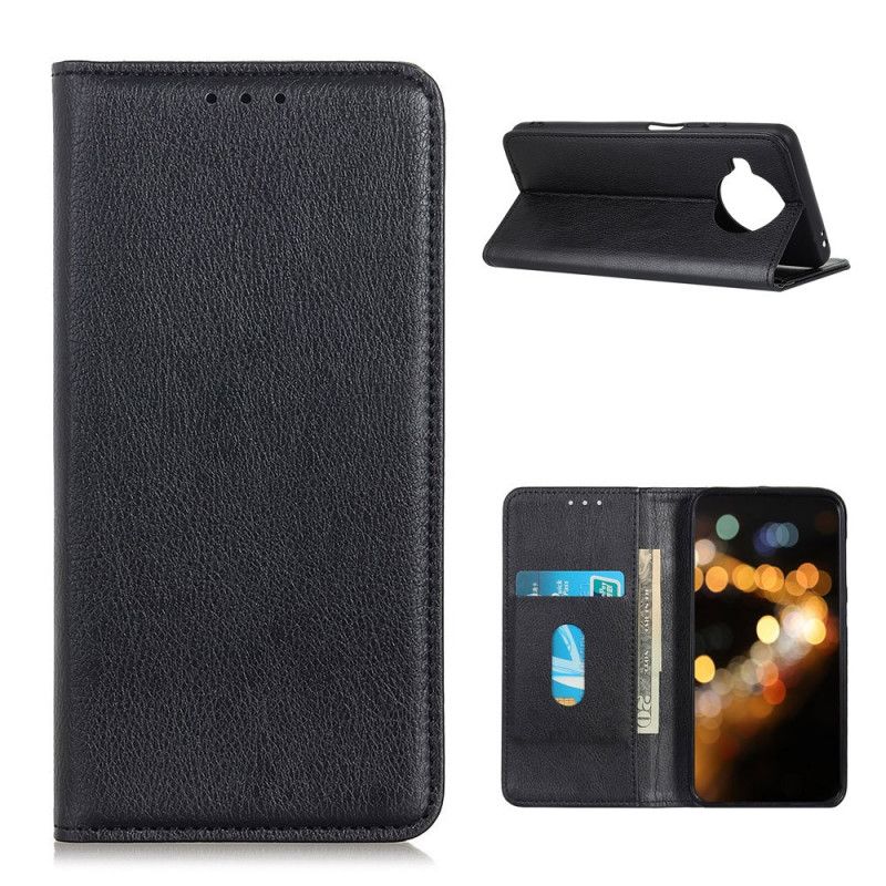 Flip Cover Xiaomi Mi 10t Lite 5g / Redmi Note 9 Pro 5g Cuir Litchi