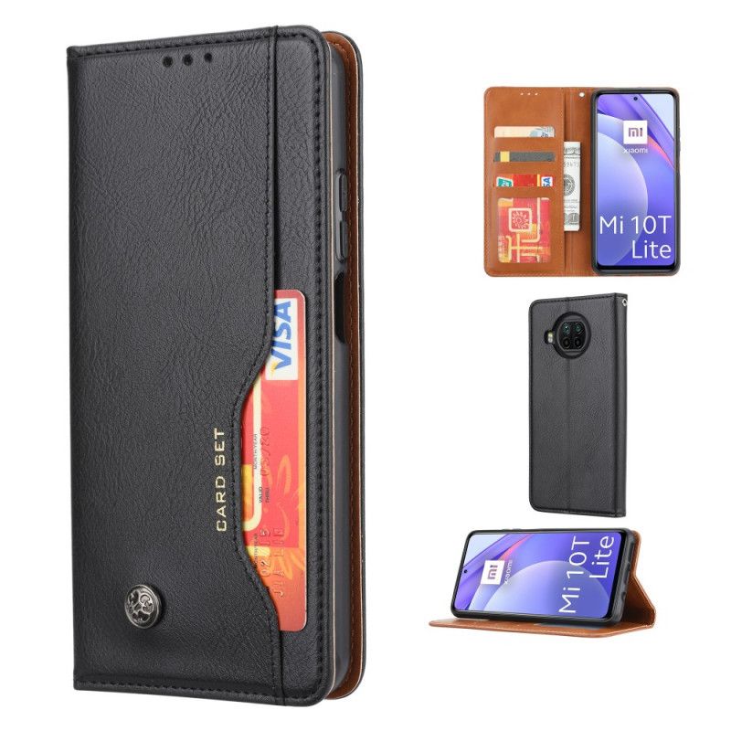 Flip Cover Xiaomi Mi 10t Lite 5g / Redmi Note 9 Pro 5g Porte-cartes