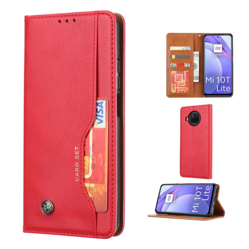 Flip Cover Xiaomi Mi 10t Lite 5g / Redmi Note 9 Pro 5g Porte-cartes