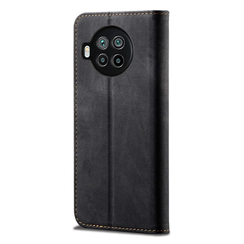 Flip Cover Xiaomi Mi 10t Lite 5g / Redmi Note 9 Pro 5g Tissu Jeans