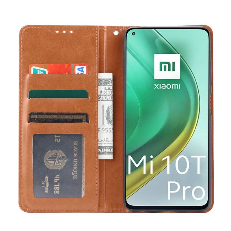 Flip Cover Xiaomi Mi 10t / 10t Pro Simili Cuir Porte-cartes