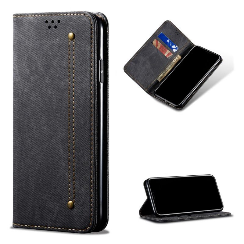 Flip Cover Xiaomi Mi 10t / 10t Pro Tissu Jeans