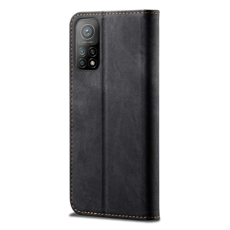 Flip Cover Xiaomi Mi 10t / 10t Pro Tissu Jeans