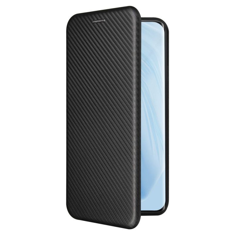 Flip Cover Xiaomi Mi 11 Fibre Carbone Avec Anneau Support