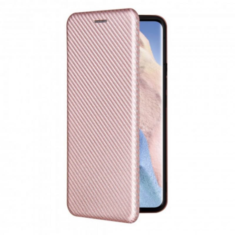 Flip Cover Xiaomi Mi 11 Ultra Fibre Carbone Avec Anneau Support