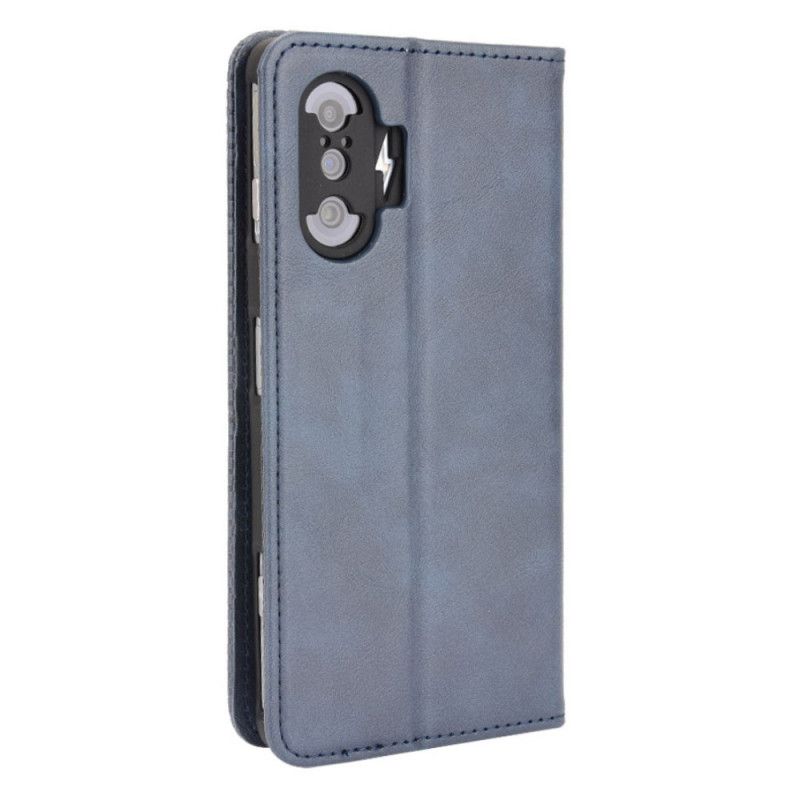 Flip Cover Xiaomi Mi 11i 5G / Poco F3 Effet Cuir Vintage Stylisé