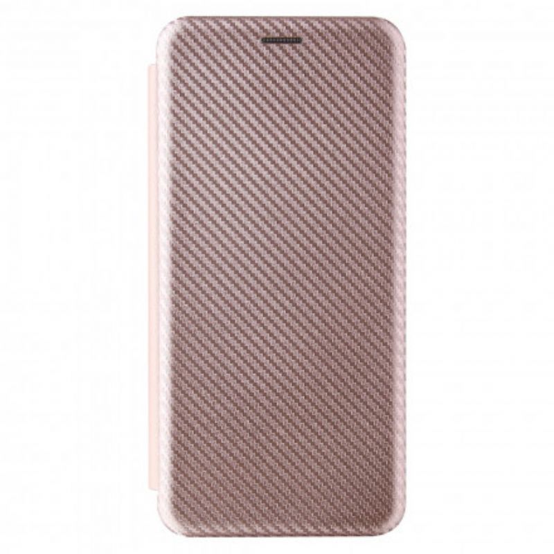 Flip Cover Xiaomi Mi 11i 5G / Poco F3 Fibre Carbone Avec Anneau Support