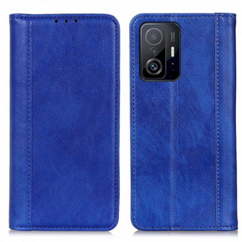 Flip Cover Xiaomi Mi 11T / 11T Pro Cuir Litchi Fendu Élégance