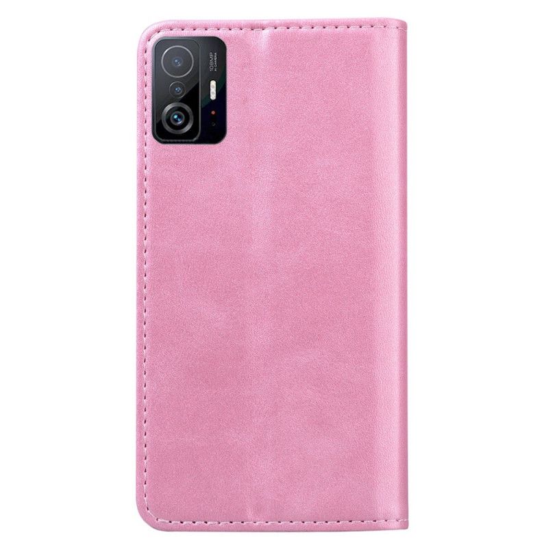 Flip Cover Xiaomi Mi 11T / 11T Pro Effet Cuir Business Bi-texture