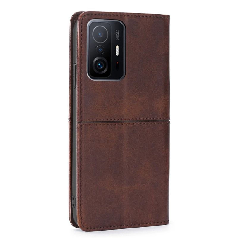 Flip Cover Xiaomi Mi 11T / 11T Pro Style Cuir Couture