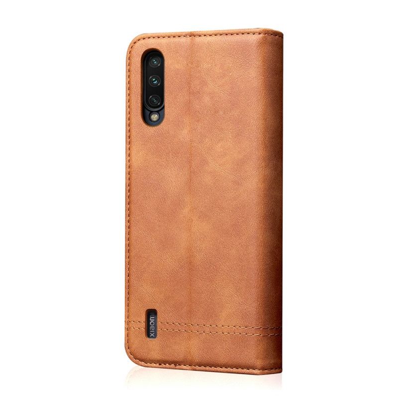 Flip Cover Xiaomi Mi 9 Lite Effet Cuir Coutures