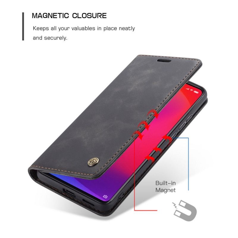 Flip Cover Xiaomi Mi 9t / Mi 9t Pro Caseme Simili Cuir