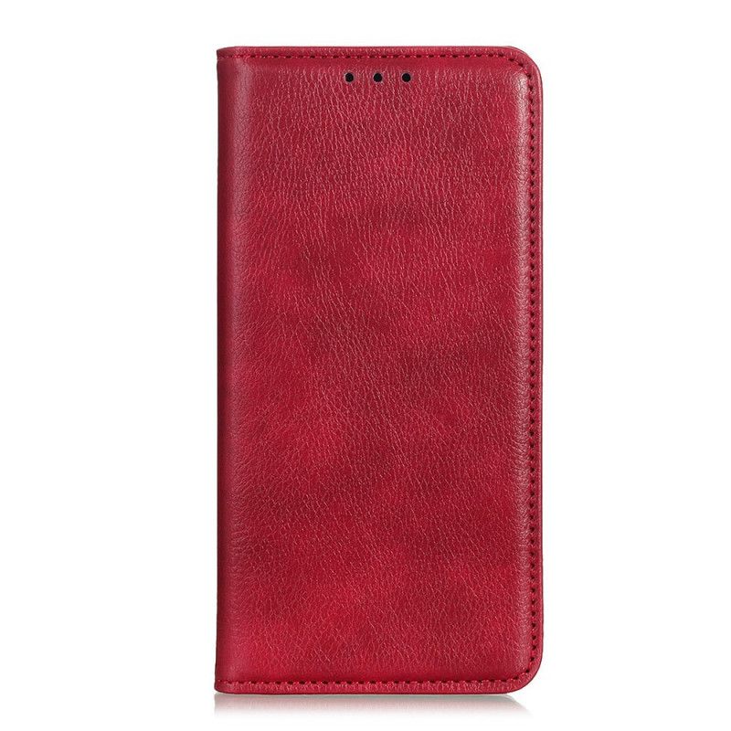 Flip Cover Xiaomi Mi A3 Cuir Fendu Élégance