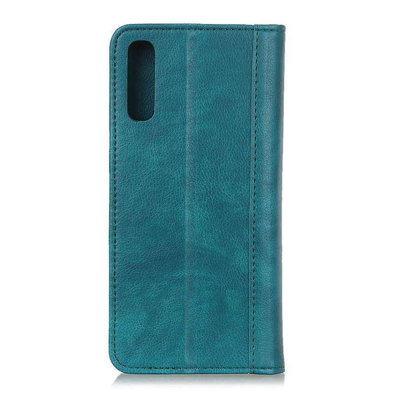 Flip Cover Xiaomi Mi A3 Cuir Litchi Fendu Charme