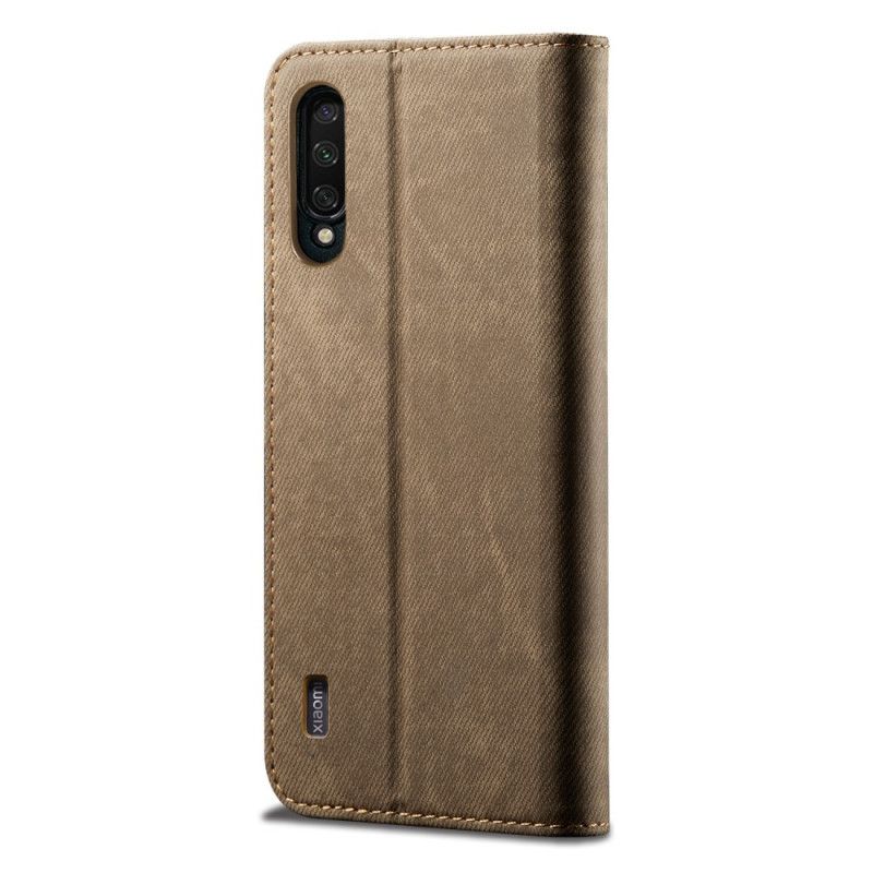 Flip Cover Xiaomi Mi A3 Tissu Jeans