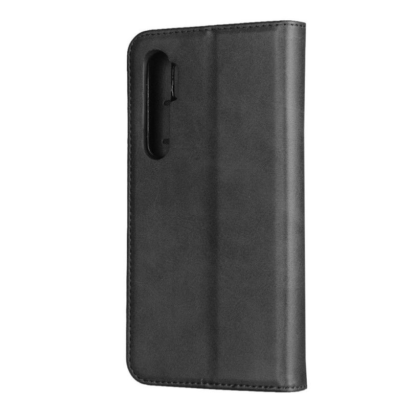 Flip Cover Xiaomi Mi Note 10 Lite Cuir Fendu Élégance