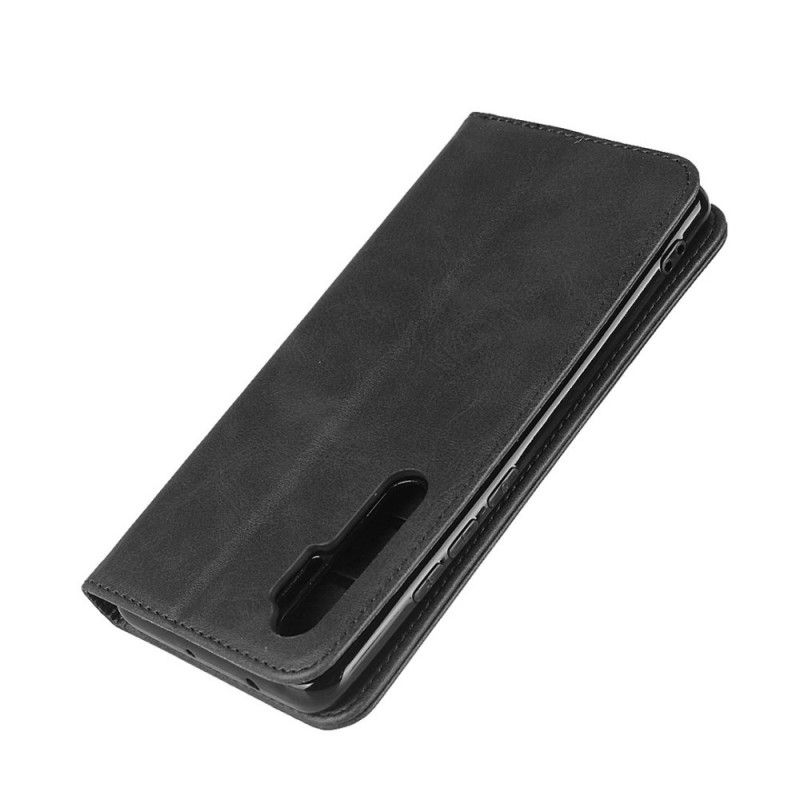 Flip Cover Xiaomi Mi Note 10 Lite Cuir Fendu Élégance