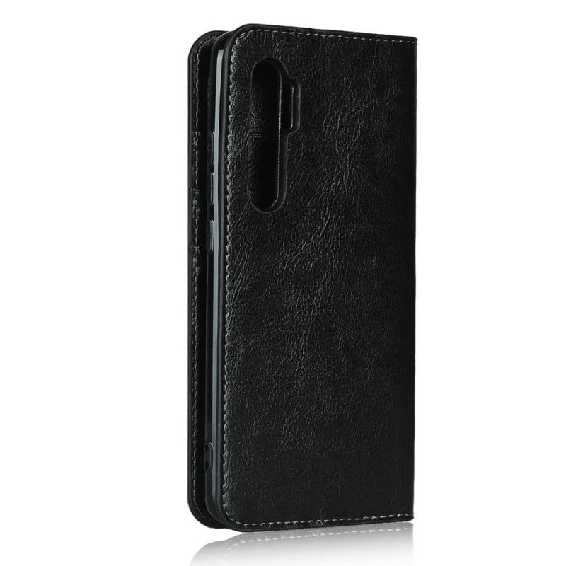 Flip Cover Xiaomi Mi Note 10 Lite Cuir Véritable