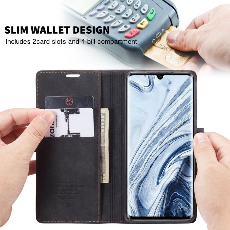 Flip Cover Xiaomi Mi Note 10 / Note 10 Pro Caseme Simili Cuir