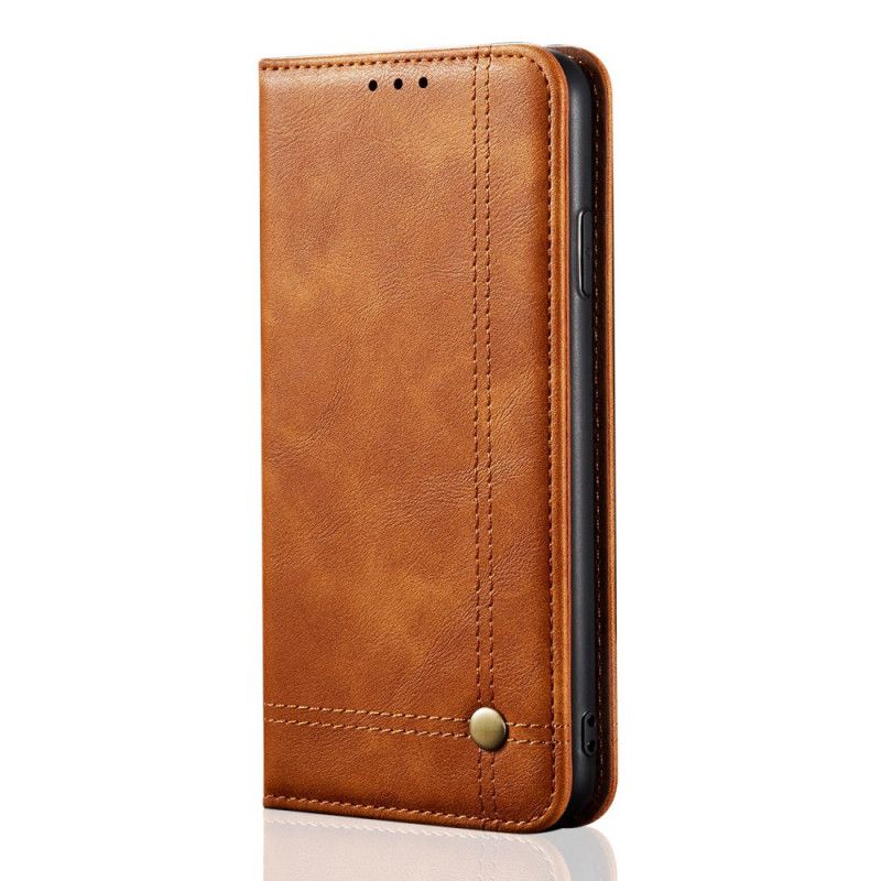 Flip Cover Xiaomi Mi Note 10 / Note 10 Pro Effet Cuir Coutures