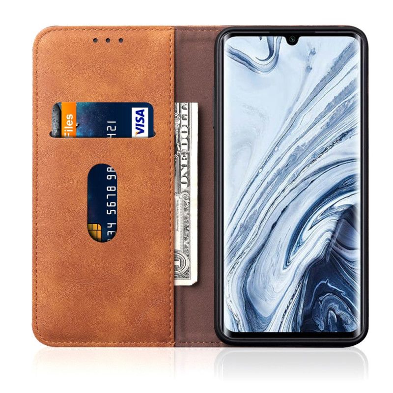 Flip Cover Xiaomi Mi Note 10 / Note 10 Pro Effet Cuir Coutures