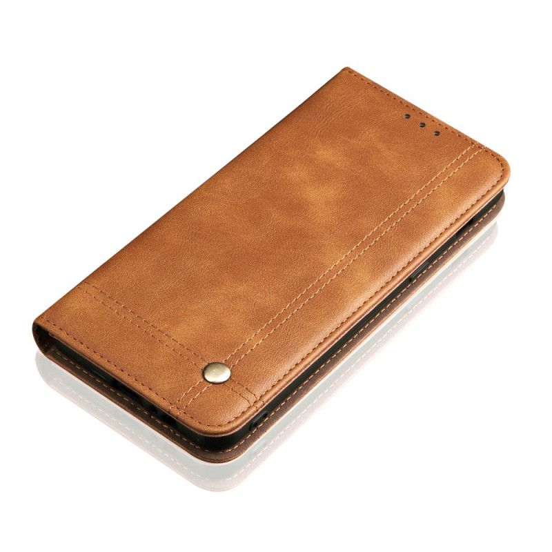 Flip Cover Xiaomi Mi Note 10 / Note 10 Pro Effet Cuir Coutures