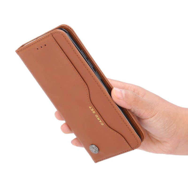 Flip Cover Xiaomi Mi Note 10 / Note 10 Pro Simili Cuir Porte-cartes