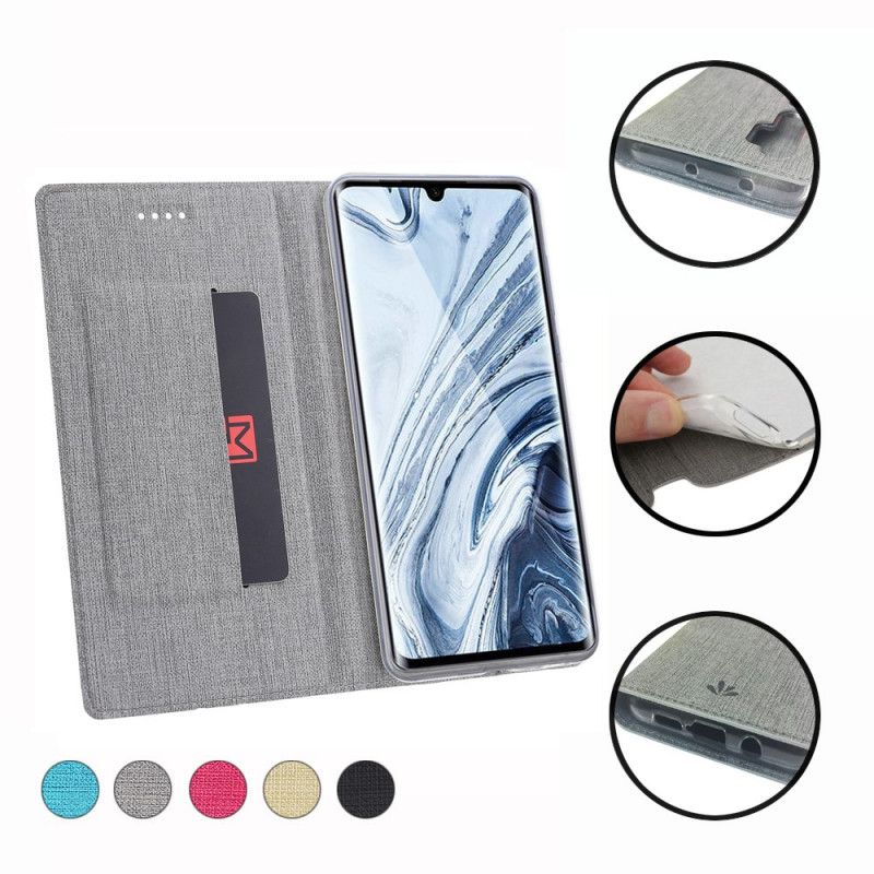 Flip Cover Xiaomi Mi Note 10 / Note 10 Pro Texturée