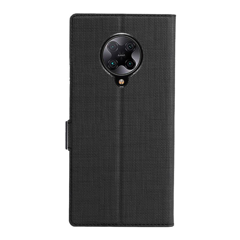 Flip Cover Xiaomi Poco F2 Pro Texturée Vili Dmx