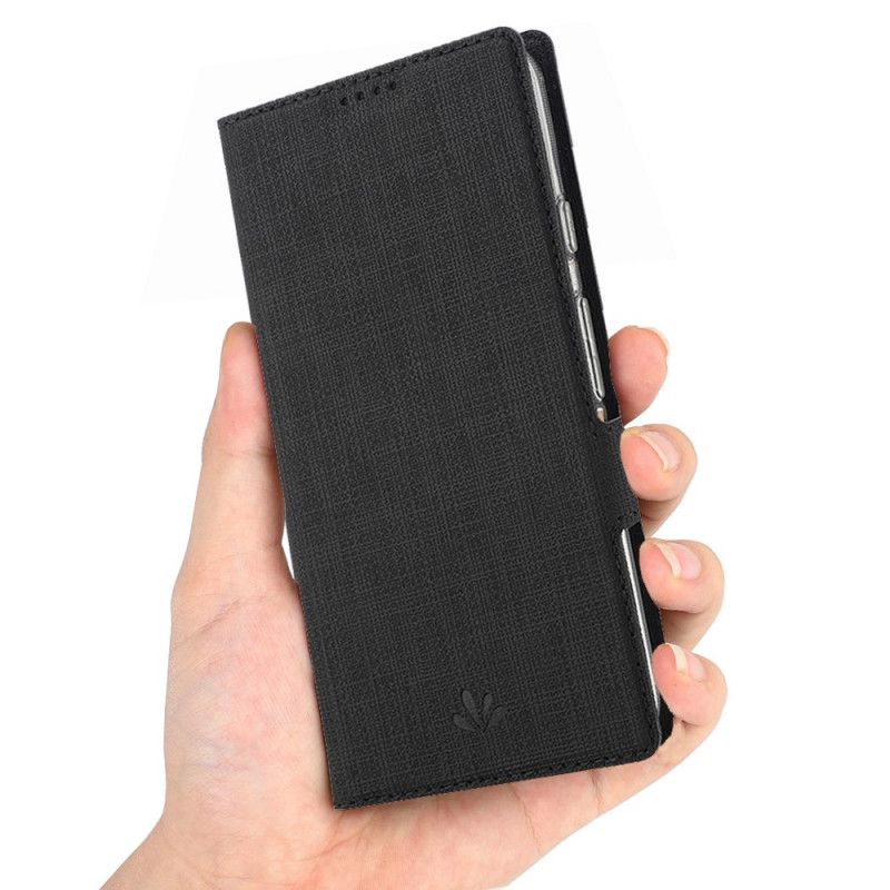 Flip Cover Xiaomi Poco F2 Pro Texturée Vili Dmx