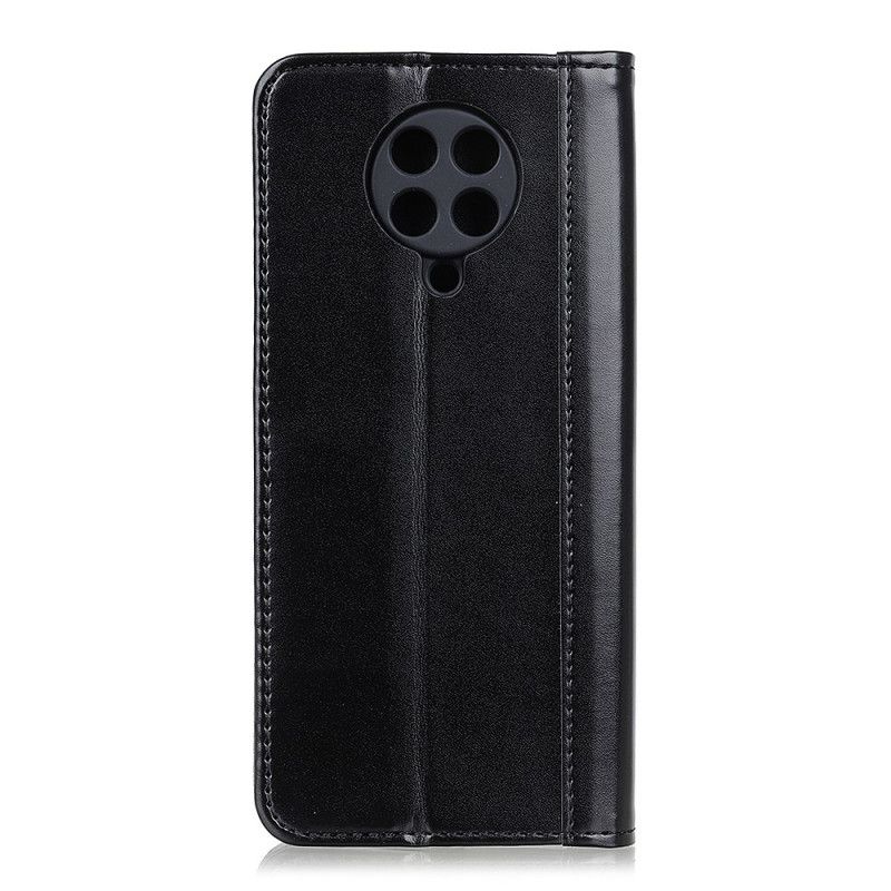 Flip Cover Xiaomi Poco F2 Pro Version Cuir Fendu