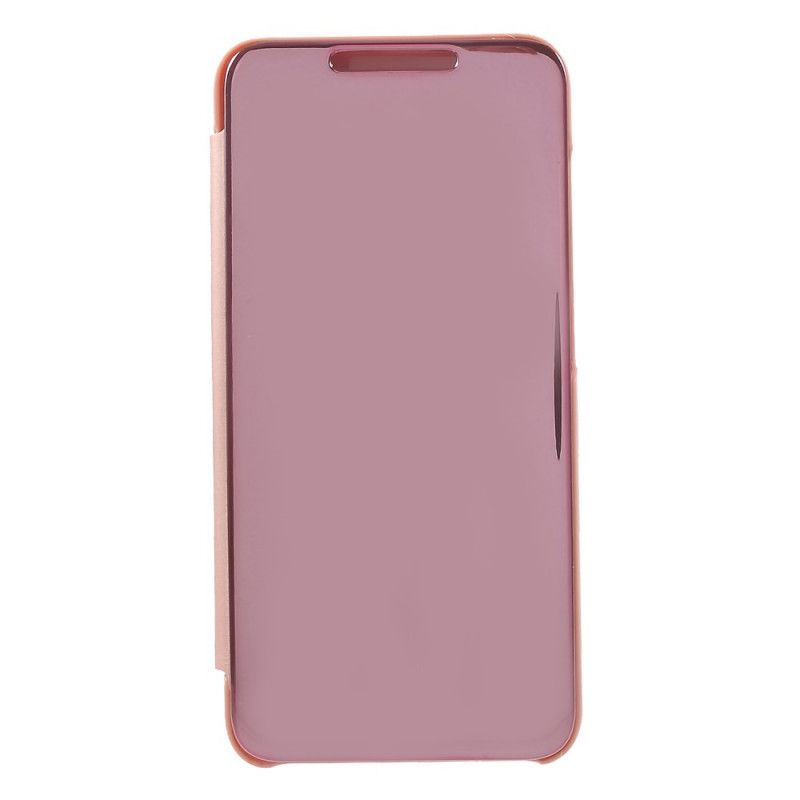 Flip Cover Xiaomi Pocophone F1 Miroir Et Effet Cuir