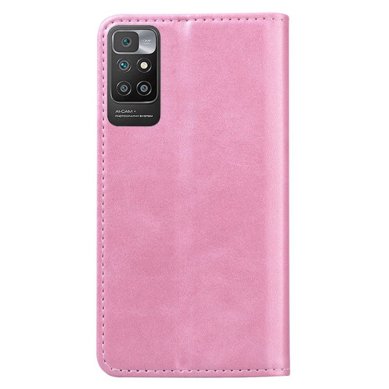 Flip Cover Xiaomi Redmi 10 Effet Cuir Business Bicolore