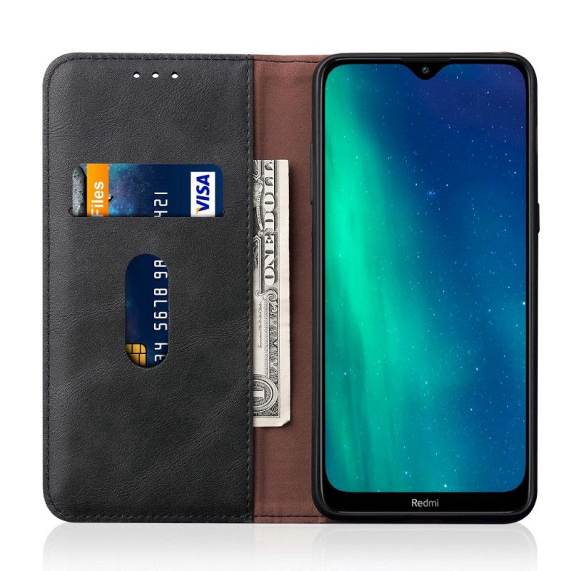 Flip Cover Xiaomi Redmi 8 Effet Cuir Coutures