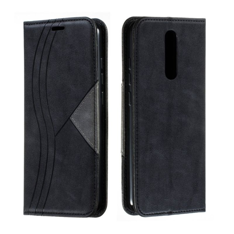 Flip Cover Xiaomi Redmi 8 Style Cuir Vague