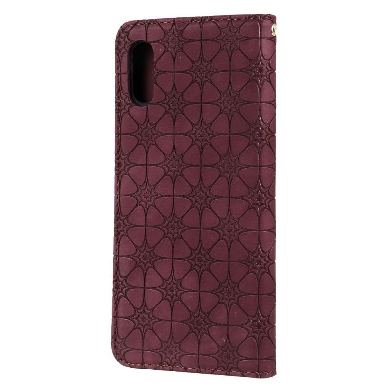 Flip Cover Xiaomi Redmi 9a Fleurs Baroques