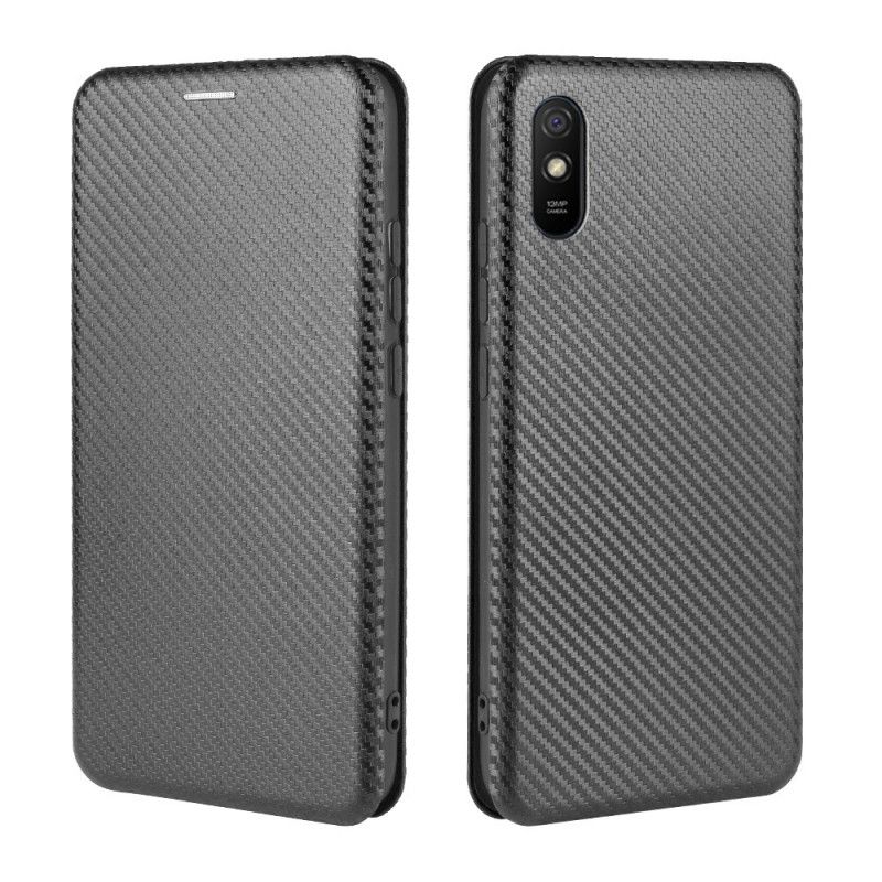 Flip Cover Xiaomi Redmi 9a Silicone Carbone Coloré