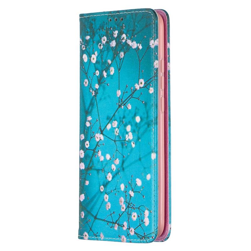 Flip Cover Xiaomi Redmi 9c Branches Fleuries