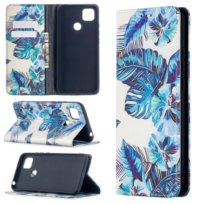 Flip Cover Xiaomi Redmi 9c Feuilles