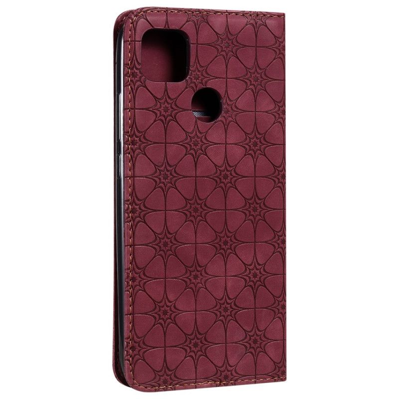 Flip Cover Xiaomi Redmi 9c Fleurs Baroques