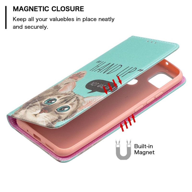 Flip Cover Xiaomi Redmi 9c Hand Up