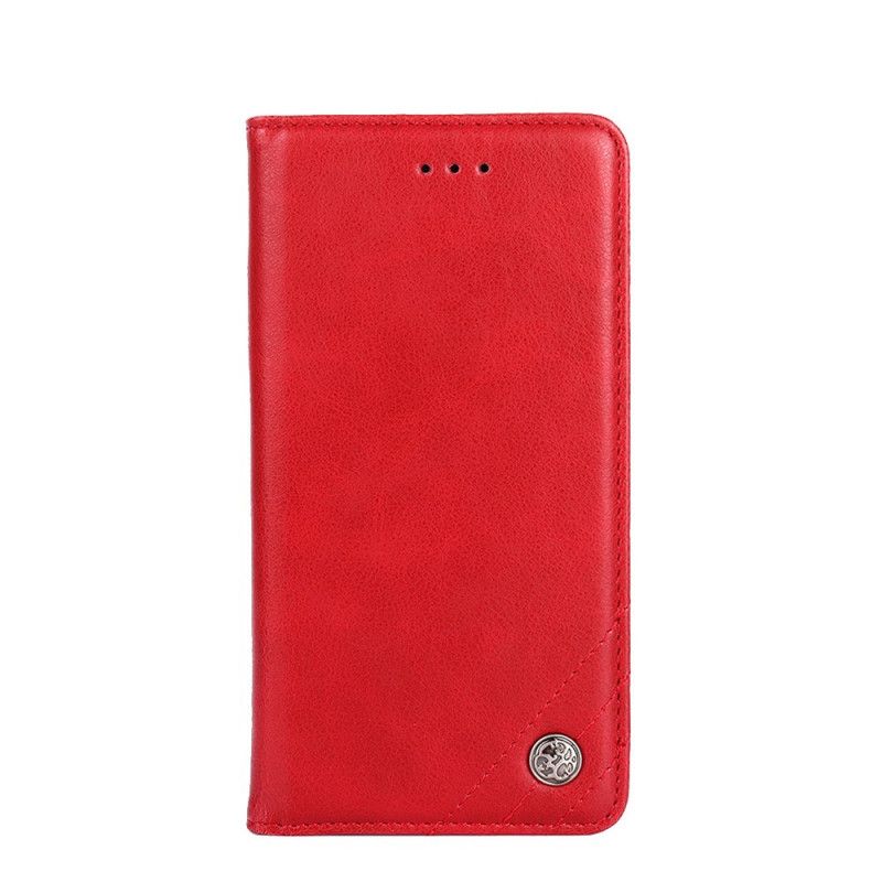 Flip Cover Xiaomi Redmi 9c Style Cuir Rivet