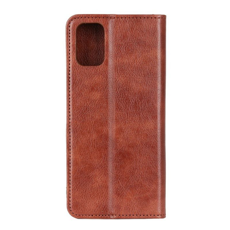 Flip Cover Xiaomi Redmi 9T Cuir Fendu Mat