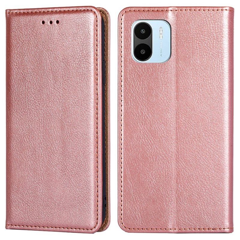 Flip Cover Xiaomi Redmi A1 Simili Cuir Coutures