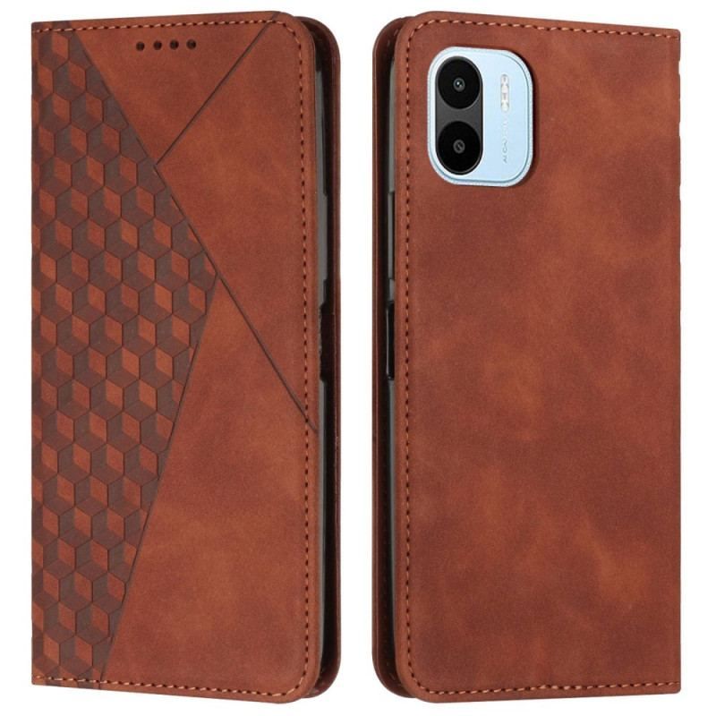 Flip Cover Xiaomi Redmi A1 Skin-Touch style Cubique