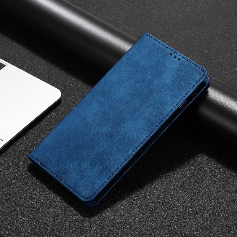 Flip Cover Xiaomi Redmi Note 11 / Poco M4 Pro 5G Effet Cuir Skin-touch